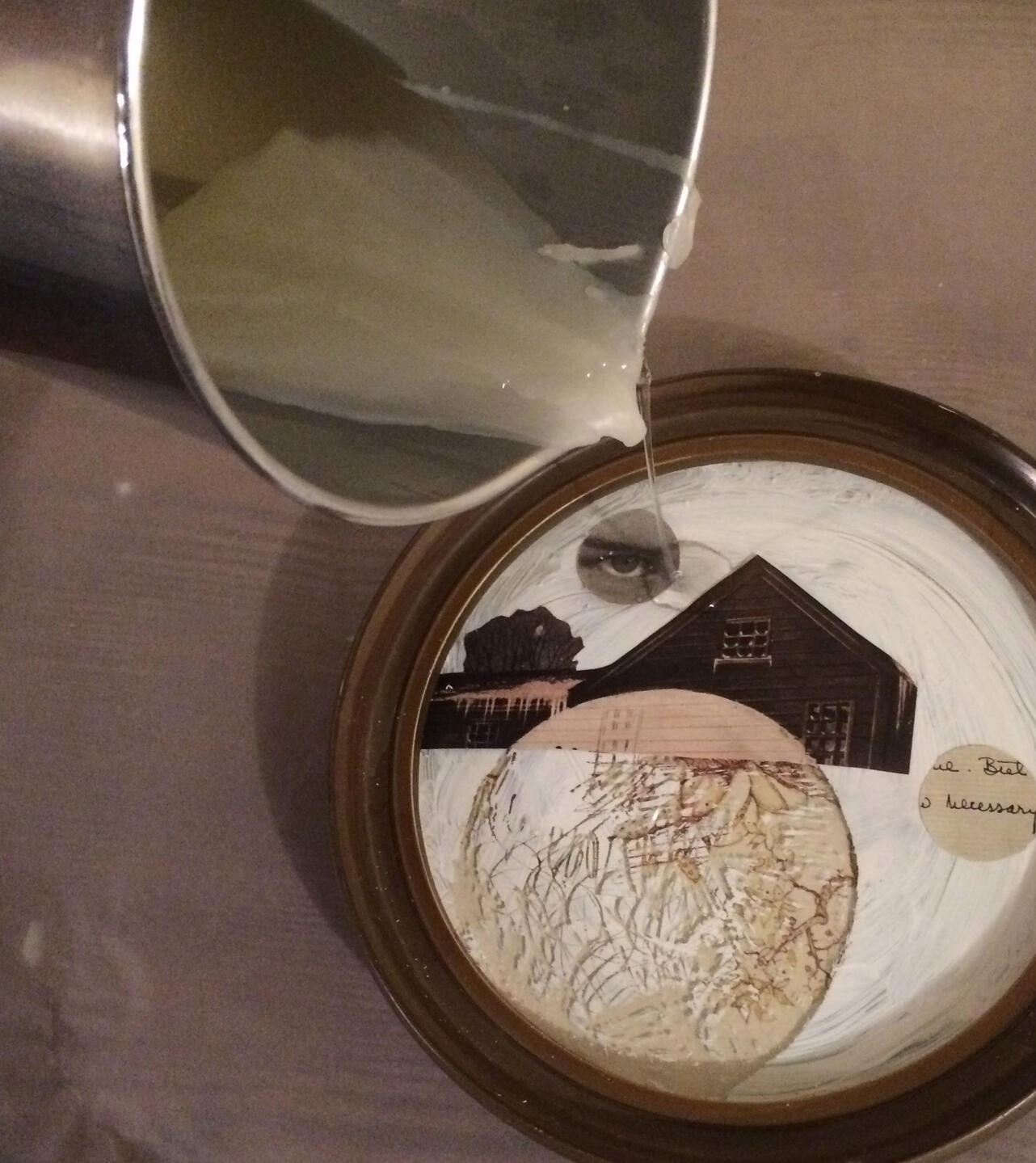 collages encaustic