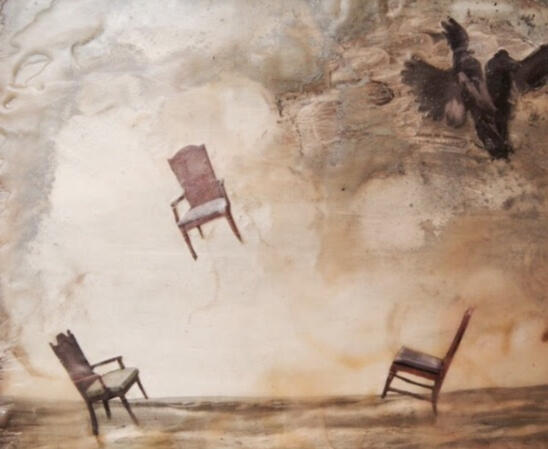 collages encaustic